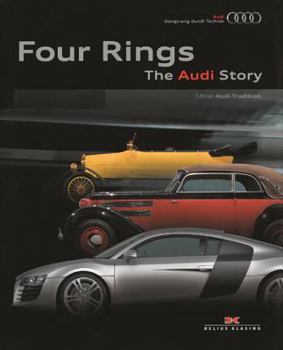 Hardcover Four Rings: The Audi Story Book