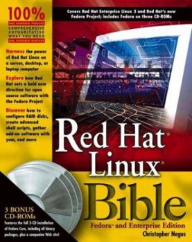 Paperback Red Hat Linux Bible [With CDROM] Book