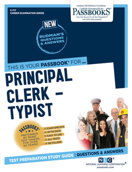 Paperback Principal Clerk-Typist (C-717): Passbooks Study Guide Volume 717 Book