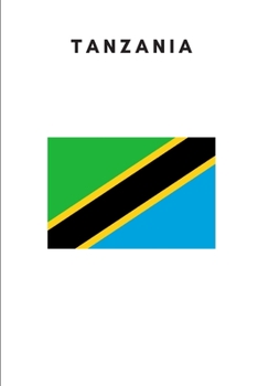 Paperback Tanzania: Country Flag A5 Notebook to write in with 120 pages Book