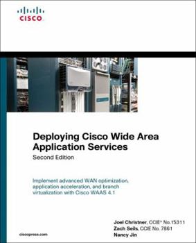 Hardcover Deploying Cisco Wide Area Application Services Book