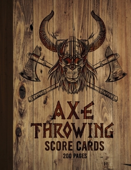 Paperback Throwing Axe Score Cards - 200 Pages Book