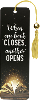 Paperback When One Book Closes Beaded Bookmark Book