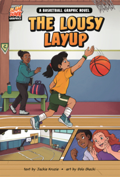 Library Binding Lousy Layup: A Basketball Graphic Novel Book