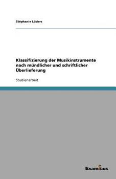 Paperback Klassifizierung der Musikinstrumente nach mündlicher und schriftlicher Überlieferung [German] Book