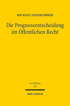 Hardcover Die Prognoseentscheidung Im Offentlichen Recht [German] Book