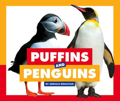 Library Binding Puffins and Penguins Book