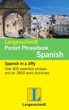 Paperback Langenscheidt Pocket Phrasebook: Spanish: Spanish in a Jiffy Book