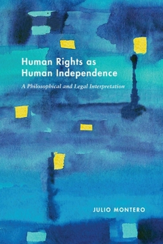 Hardcover Human Rights as Human Independence: A Philosophical and Legal Interpretation Book