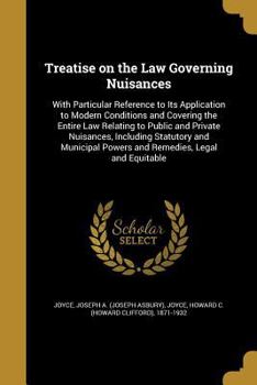 Paperback Treatise on the Law Governing Nuisances Book