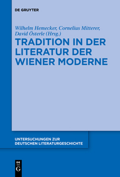 Paperback Tradition in der Literatur der Wiener Moderne [German] Book
