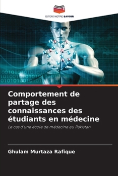 Paperback Comportement de partage des connaissances des étudiants en médecine [French] Book