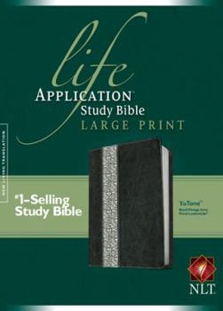 Paperback Life Application Study Bible-NLT-Large Print [Large Print] Book