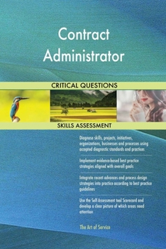 Paperback Contract Administrator Critical Questions Skills Assessment Book