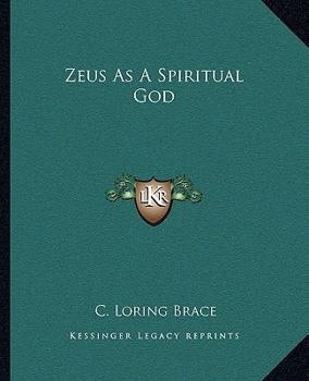 Paperback Zeus As A Spiritual God Book