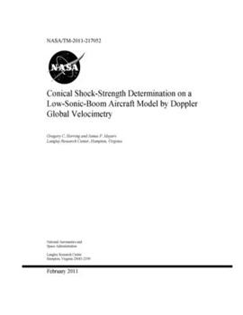 Conical Shock-Strength Determination on a Low-Sonic-Boom Aircraft Model by Doppler Global Velocimetry