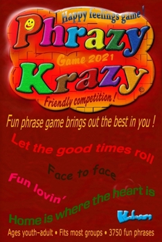 Paperback Phrazy Krazy: Happy Feelings Game Book