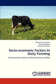 Paperback Socio-Economic Factors in Dairy Farming Book
