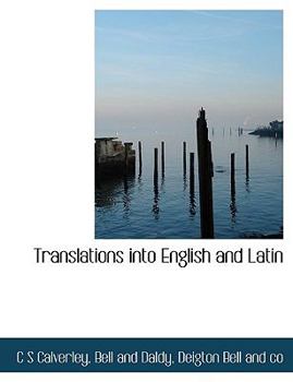 Paperback Translations Into English and Latin Book