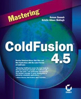 Paperback Mastering Coldfusion 4.5 [With CDROM] Book