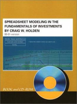Paperback Spreadsheet Modeling in the Fundamentals of Investments Book [With CD-ROM] Book