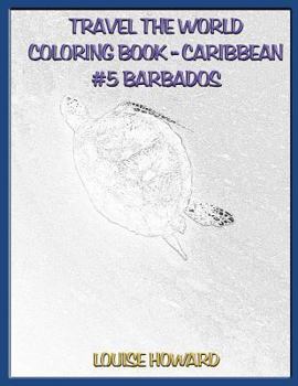 Paperback Travel the World Coloring Book - Caribbean #5 Barbados Book
