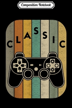 Composition Notebook: vintage video game controller gamer gift Journal/Notebook Blank Lined Ruled 6x9 100 Pages