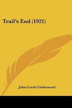 Paperback Trail's End (1921) Book