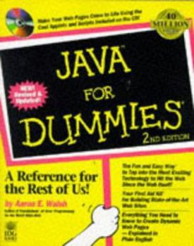 Paperback Java for Dummies [With Offers Applets & Scripts, Sounds & Images, Tools..] Book