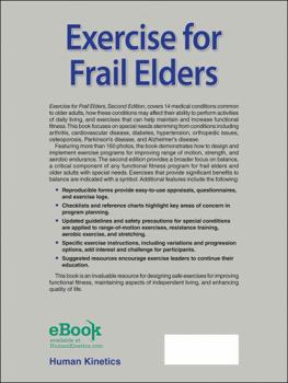 Hardcover Exercise for Frail Elders Book