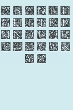 Alphabet for English Flower sister Vintage Lined Notebook