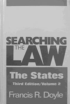 Hardcover Searching the Law - The States (2 Vols) Book