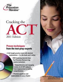 Paperback Cracking the ACT with DVD, 2011 Edition (College Test Preparation) Book