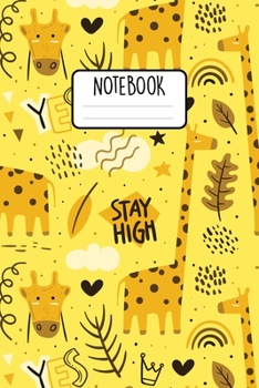 Notebook: Lined Gag Notebokk / Journal For Giraffe Lovers. Fun Gift For Men,Women And Teens