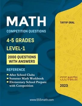 Paperback Math Competition Questions: Math contenst Book