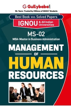 Paperback MS-02 Management of Human Resources Book