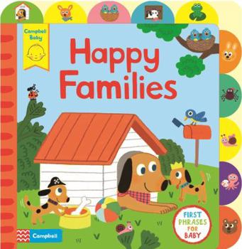 Board book Happy Families Book