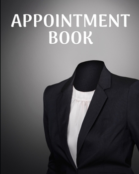 Paperback Appointment Book: 100 pages -- For Contractor, Salons, Spas, Hair Stylist, Beauty and Others -- Personal & Professionnal -- Daily -- Dat Book