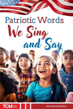 Paperback Patriotic Words We Sing and Say Book