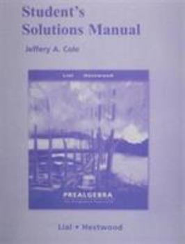 Paperback Student Solutions Manual for Prealgebra: An Integrated Approach Book
