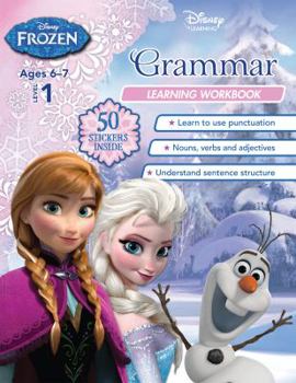 Paperback Disney Frozen Grammar - Learning Workbook Book