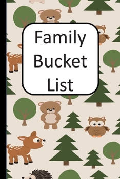 Paperback Family Bucket List Book