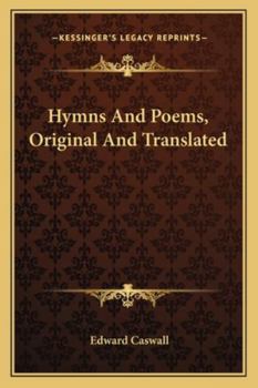 Paperback Hymns And Poems, Original And Translated Book