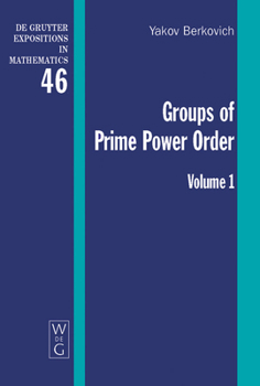 Hardcover Groups of Prime Power Order. Volume 1 Book