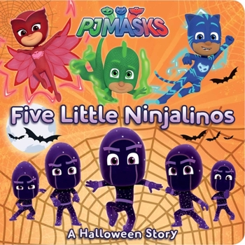 Board book Five Little Ninjalinos: A Halloween Story Book