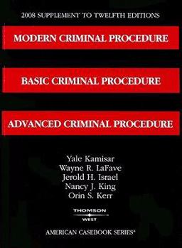 Paperback Modern Criminal Procedure, Basic Criminal Procedure and Advanced Criminal Procedure Supplement Book