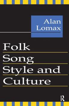 Hardcover Folk Song Style and Culture Book