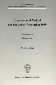 Paperback Ursachen Und Verlauf Der Deutschen Revolution 1989 [German] Book