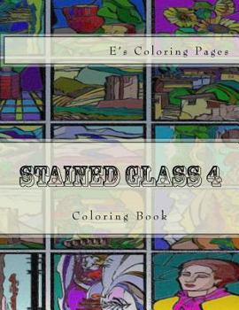 Paperback Stained Glass 4: Coloring Book