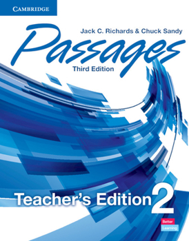 Paperback Passages Level 2 Teacher's Edition with Assessment Audio CD/CD-ROM [With Audio CD/CDROM] Book
